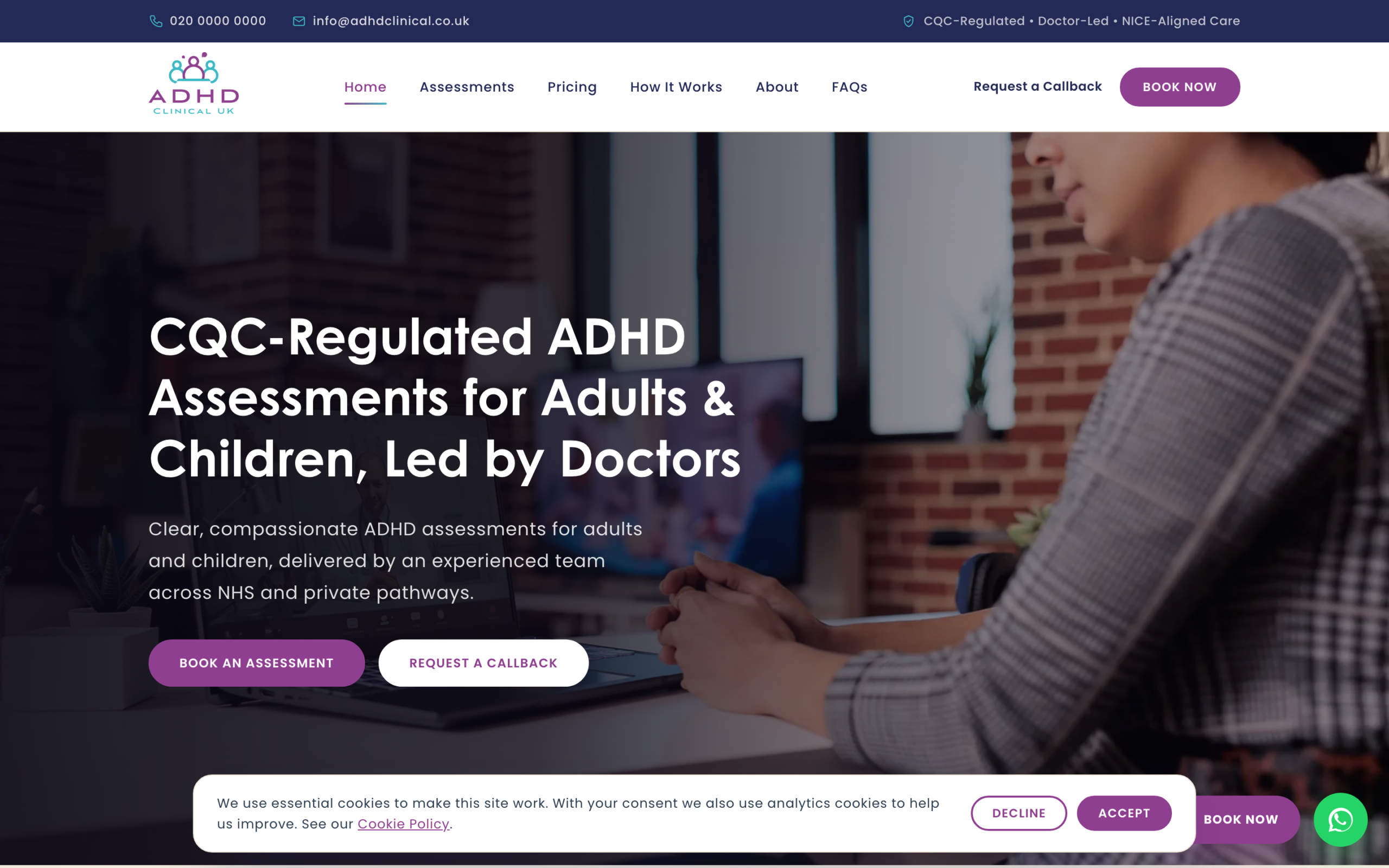 ADHD Clinical — a compassionate clinic site
