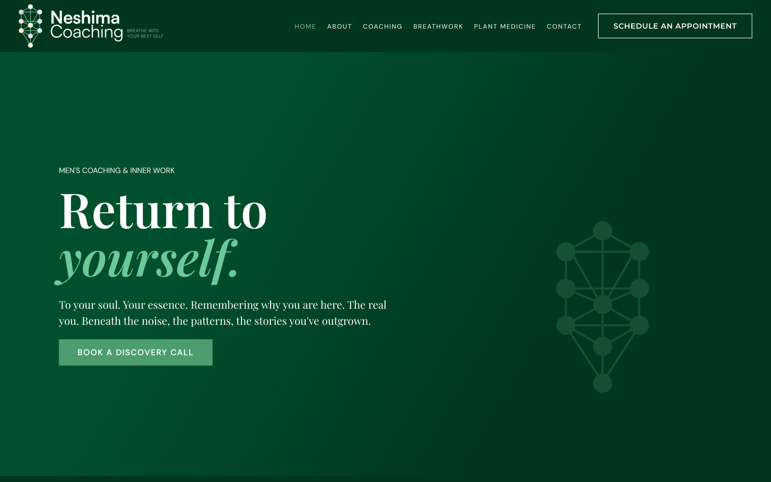 Neshima Coaching — a calm, premium presence