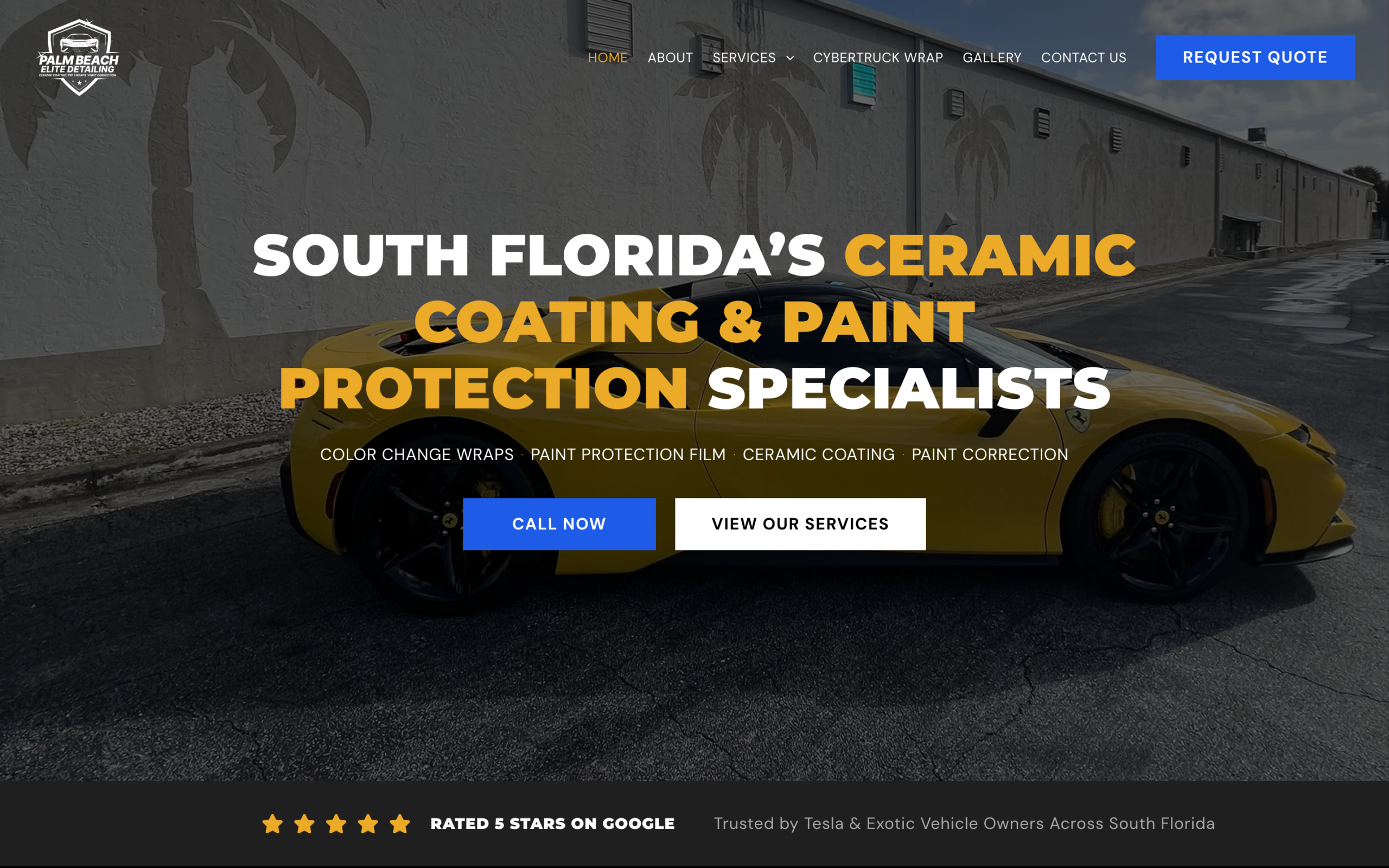 Palm Beach Elite Detailing — luxury auto, online