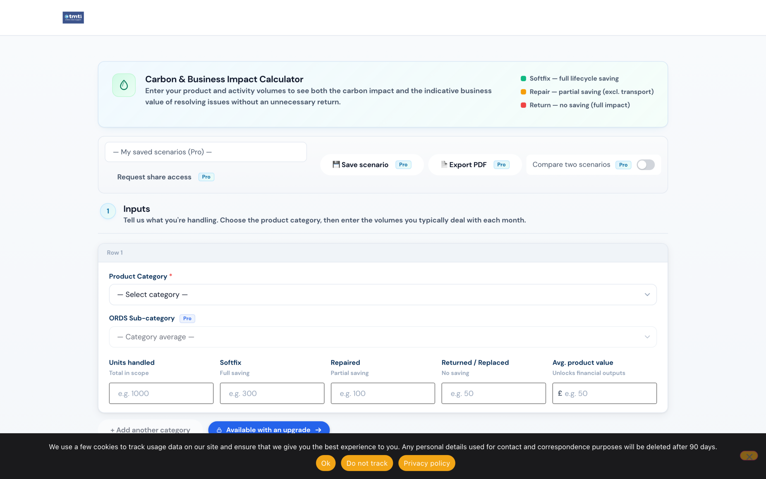 A carbon-impact calculator that actually persuades