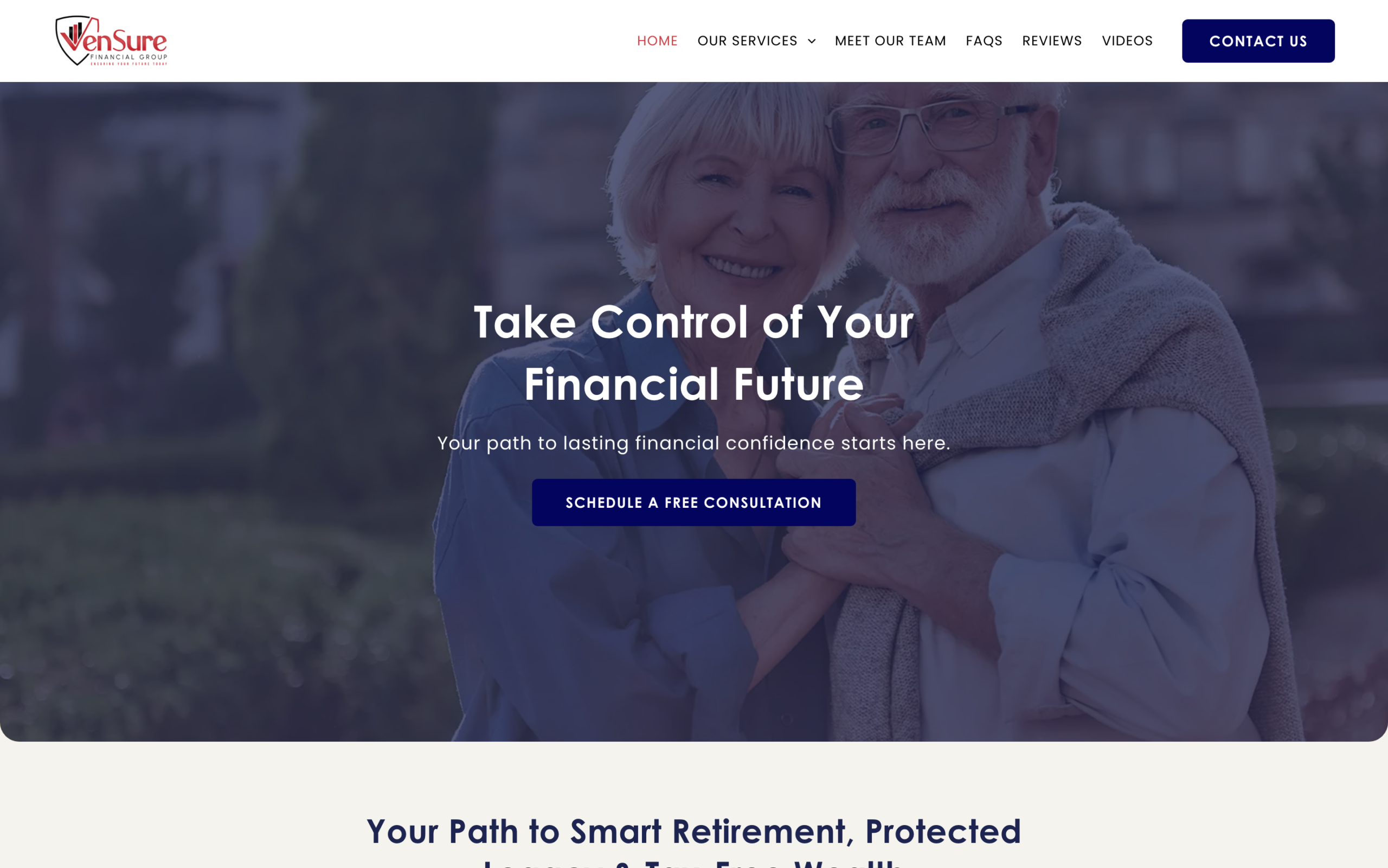 Vensure Financial Group — a serious finance brand